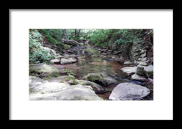 Water Framed Print featuring the photograph Serene Space by Allen Nice-Webb