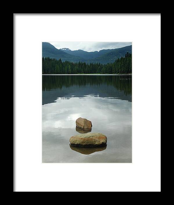 Lost Lake Framed Print featuring the photograph Serenity at Lost Lake by David T Wilkinson