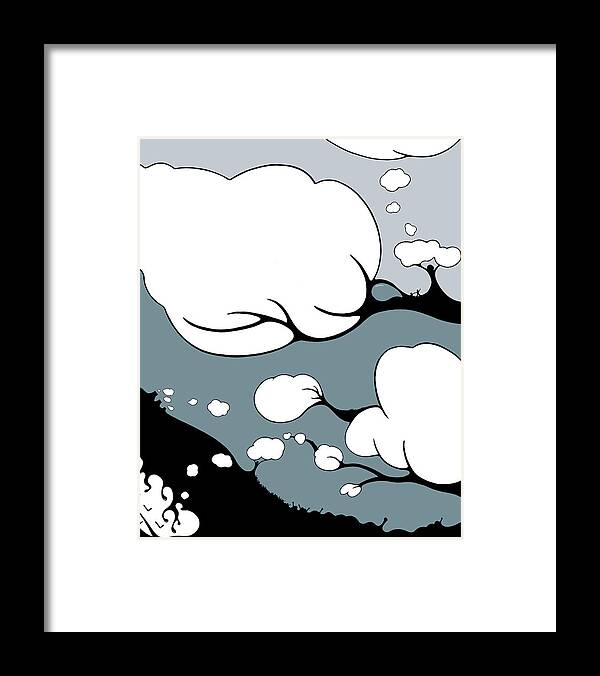 Climate Change Framed Print featuring the drawing Serenity by Craig Tilley