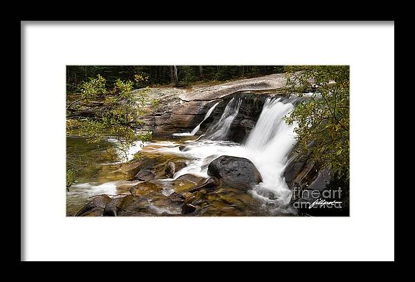 Copeland Falls Framed Print featuring the photograph Serenity by Bon and Jim Fillpot