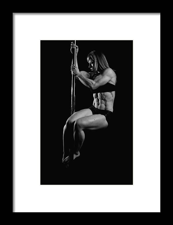 Abs Framed Print featuring the photograph Serious About Abs by Monte Arnold