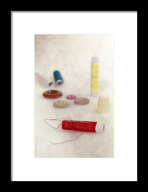 Needle Framed Print featuring the photograph Sewing Supplies by Joana Kruse