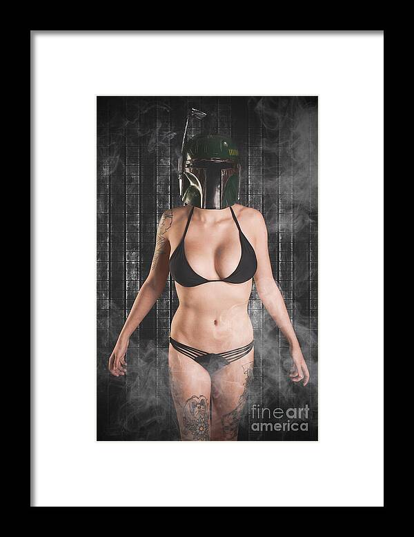Star Framed Print featuring the photograph Sexy Fett #1 by Jt PhotoDesign