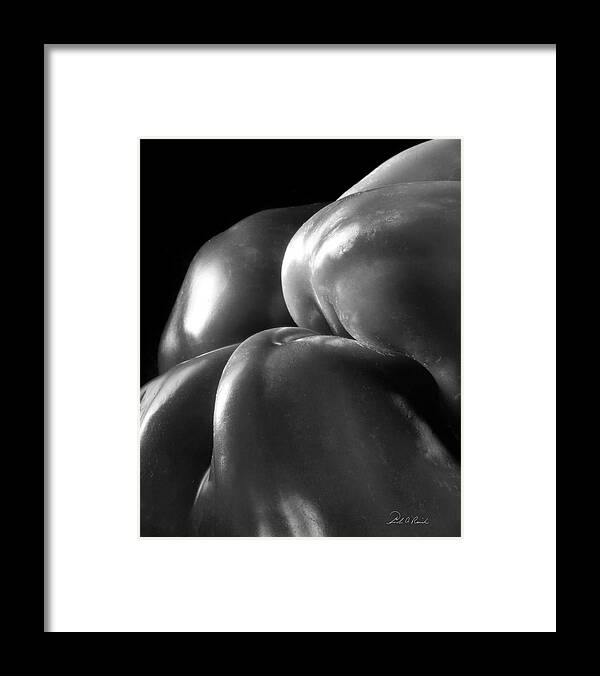 Black & White Framed Print featuring the photograph Sexy Lips by Frederic A Reinecke