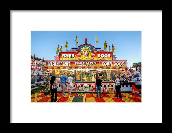 Carnival Framed Print featuring the photograph Sgt. Pepper's Lonely Hearts Club Stand by Todd Klassy