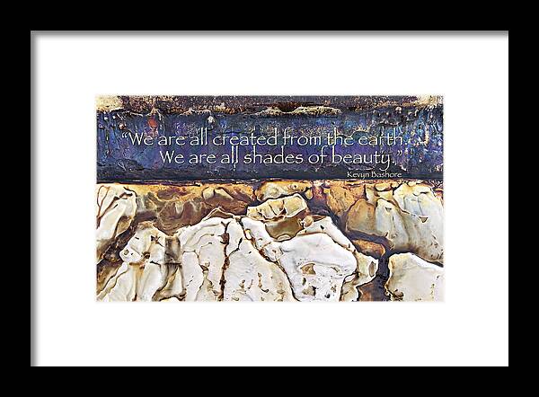 Beauty Framed Print featuring the digital art Shades of Beauty by Kevyn Bashore