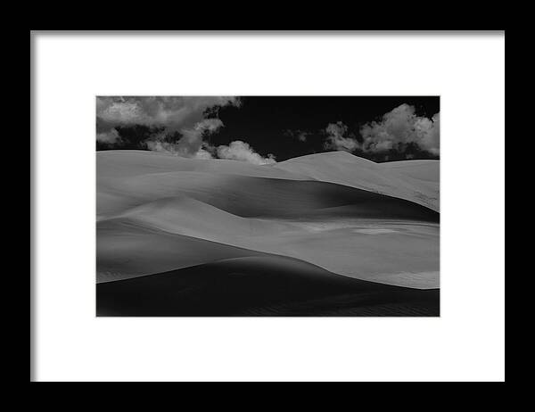 Clouds Framed Print featuring the photograph Shades of Sand by Brian Duram