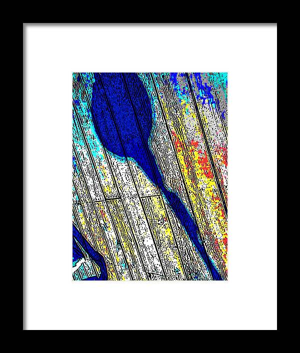 Abstract Framed Print featuring the photograph Shadow by Daniel Thompson
