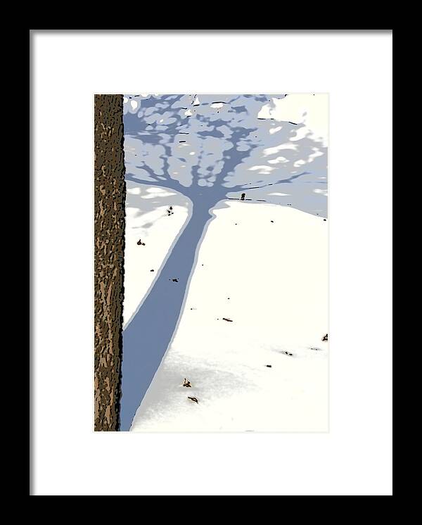 Shadow Framed Print featuring the photograph Shadow by Julie Lueders 