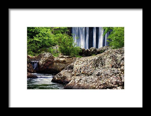 Arkansas Framed Print featuring the photograph Shady Lake Falls by Lana Trussell