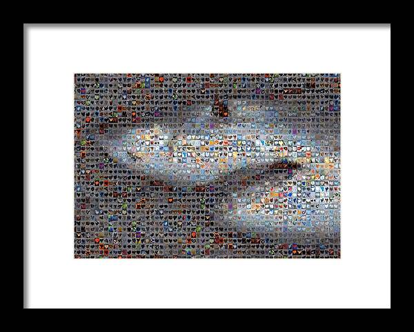Heart Images Framed Print featuring the photograph Shark by Boy Sees Hearts