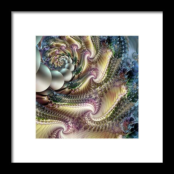 Vic Eberly Framed Print featuring the digital art She Comes in Colors by Vic Eberly