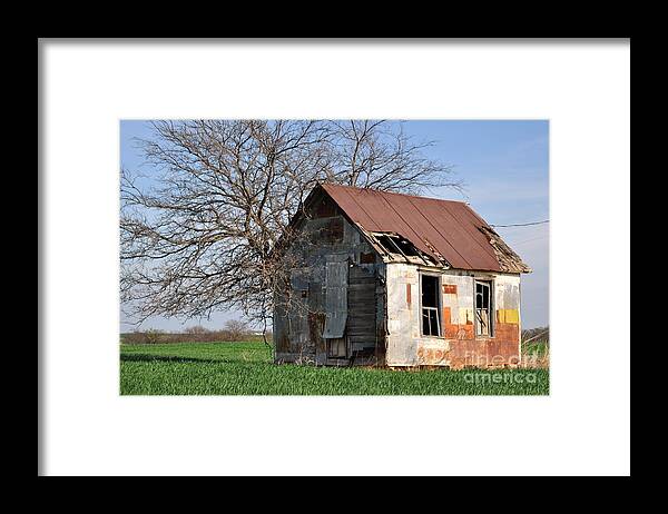 Shed Framed Print featuring the photograph Shed3 by Anjanette Douglas