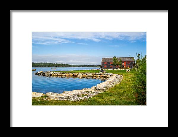 Canada Framed Print featuring the photograph Shelburne Waterfront by Mark Llewellyn