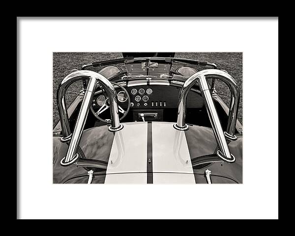 Automobile Framed Print featuring the photograph Shelby Cobra by Scott Wood