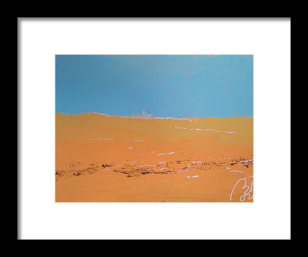 Photograph Framed Print featuring the painting Sheltering sky by Bachmors Artist
