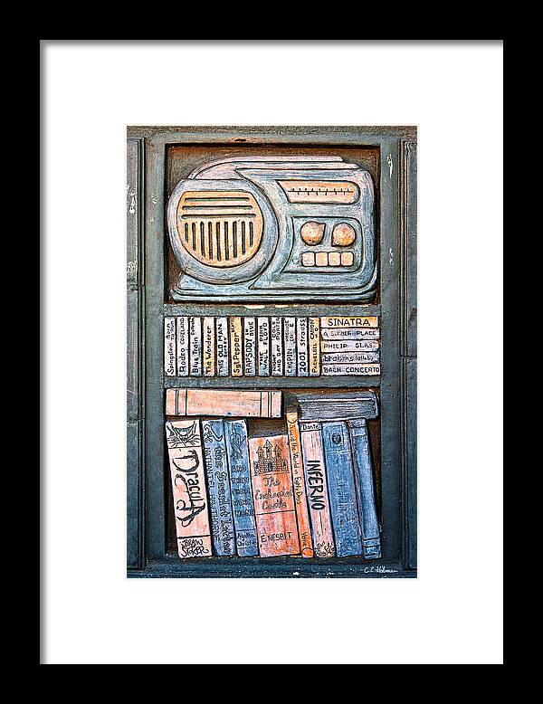 Books Framed Print featuring the photograph Shelved - 3 by Christopher Holmes
