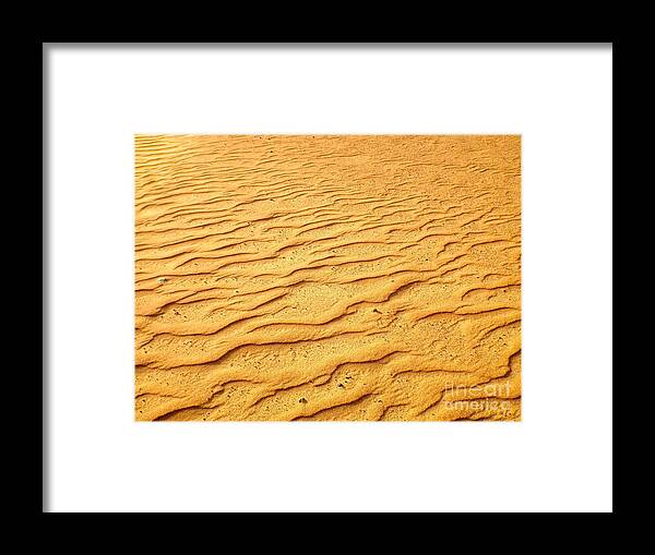 Horizontal Framed Print featuring the photograph Shifting Sands by Barbara Von Pagel