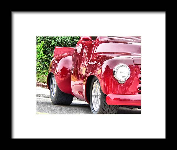 Chevy Pickup Framed Print featuring the photograph Shiny Chevy Pickup by Kathy K McClellan