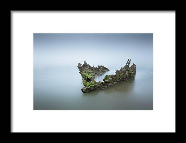 Swale Framed Print featuring the photograph Ship Wreck by Ian Hufton