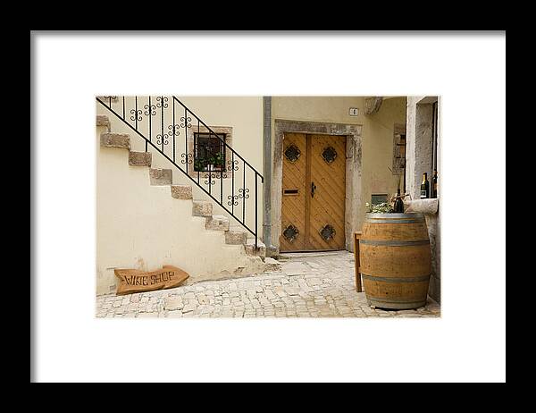 Croatia Framed Print featuring the photograph Shop in Rovinj by Ian Middleton