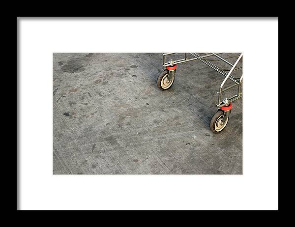 Shopping Cart Framed Print featuring the photograph Shopping Cart by Prakash Ghai