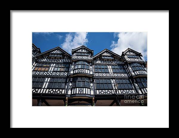 Shopping Framed Print featuring the photograph Historic Chester by Brenda Kean
