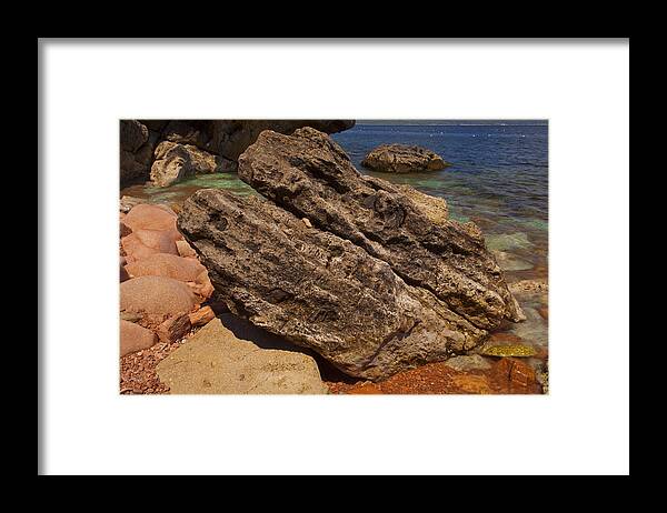 Shoreline Framed Print featuring the photograph Shoreline Near Cape Dauphin #1 by Irwin Barrett