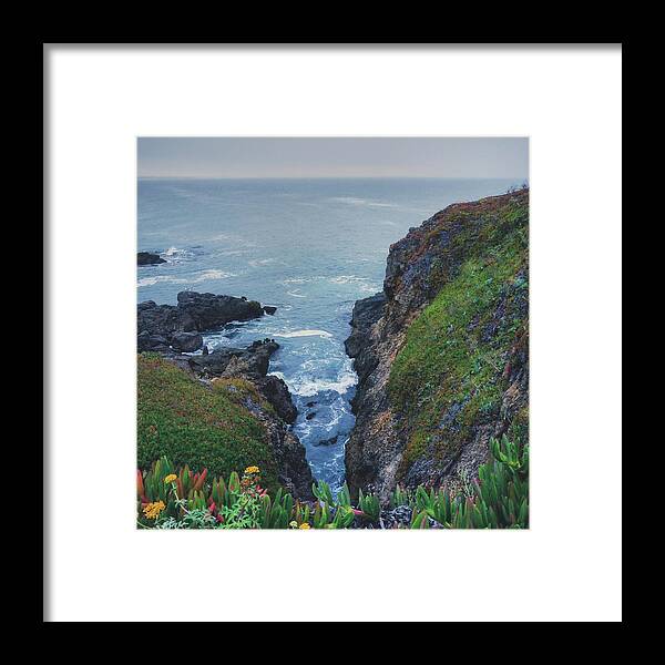 Seascape Framed Print featuring the photograph Shoreline by Nisah Cheatham