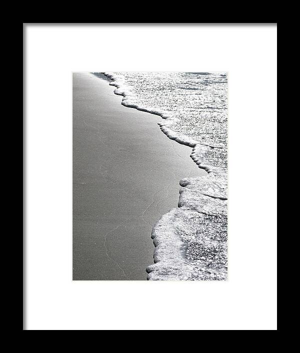 Laguna Beach Framed Print featuring the photograph ShoreLine Waves by John Loyd Rushing