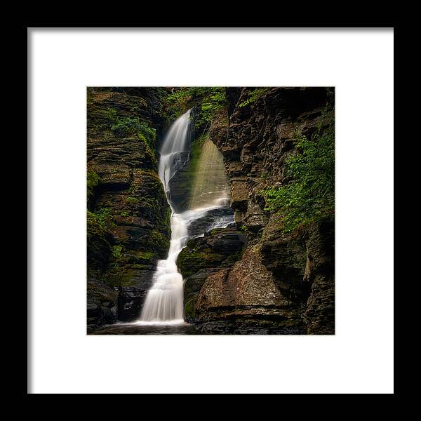 Waterfalls Framed Print featuring the photograph Shower of Eden by Neil Shapiro