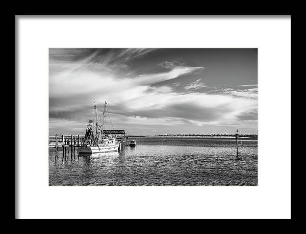 Art Framed Print featuring the photograph Shrimping in Shemp by Jon Glaser