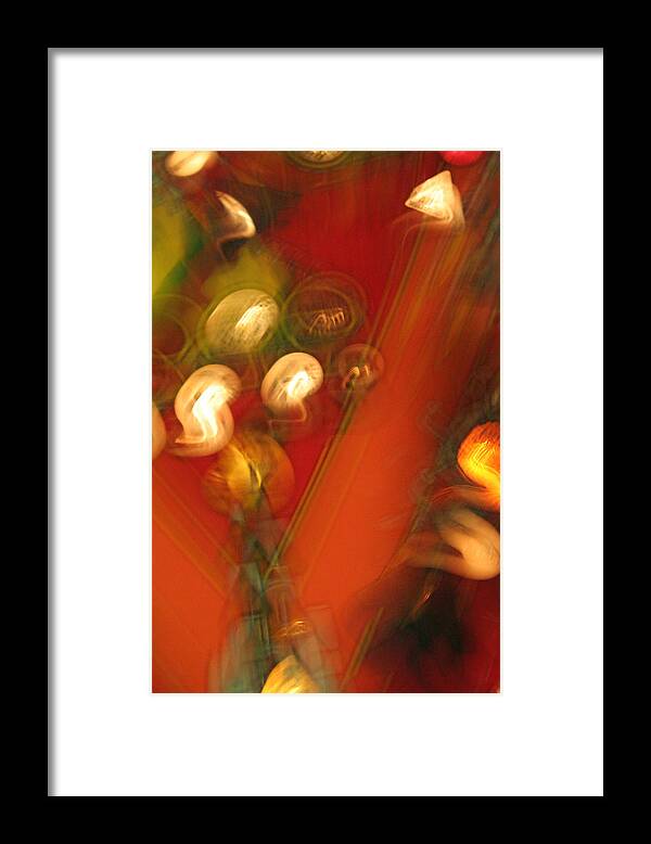 Abstract Framed Print featuring the photograph Shwiggle by Ric Bascobert