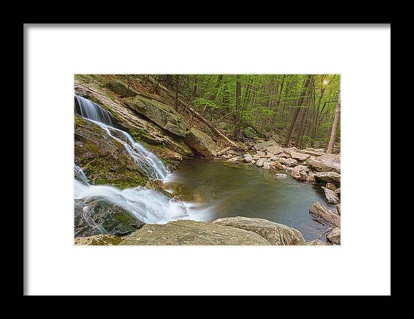 Waterfalls Framed Print featuring the photograph Side Slide Into The Pool by Angelo Marcialis