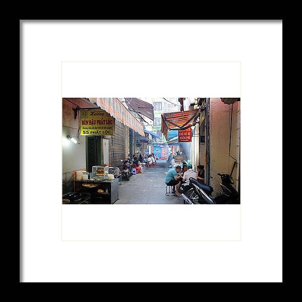 City Framed Print featuring the photograph Side Street #asia #traveling #travel by Jesper Staunstrup