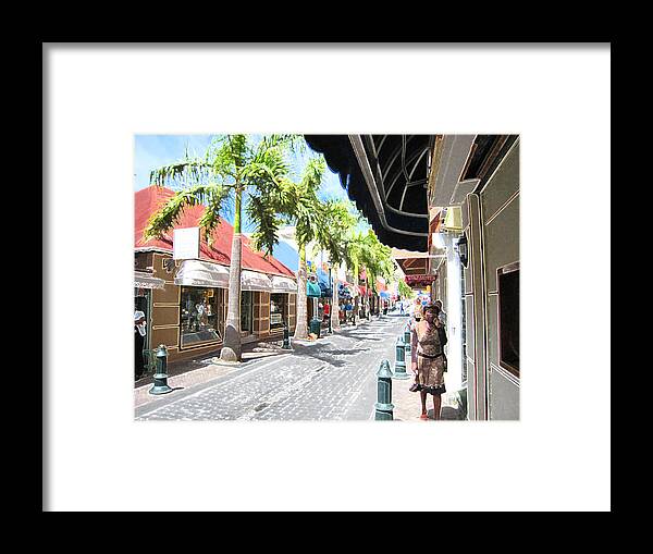 Landscape Framed Print featuring the photograph Side Street by Michael Albright
