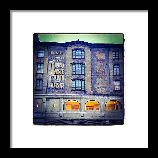 Nyc Framed Print featuring the photograph #sign #americana #nyc by Alexis Fleisig