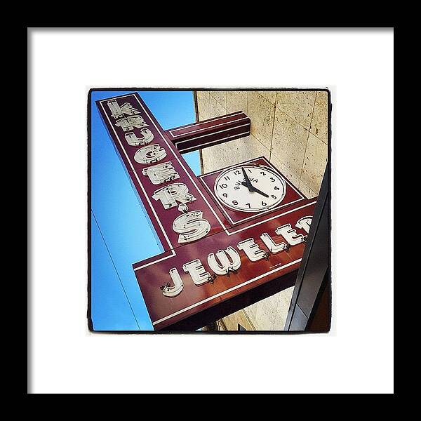 Roadside Framed Print featuring the photograph #sign #roadside #americana by Alexis Fleisig