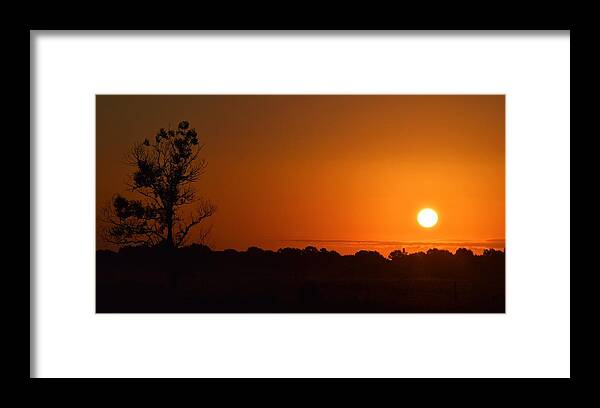 Sunrise Framed Print featuring the photograph Silent Sunrise by John Glass