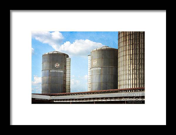 Tennessee Framed Print featuring the photograph Silos by Todd Blanchard