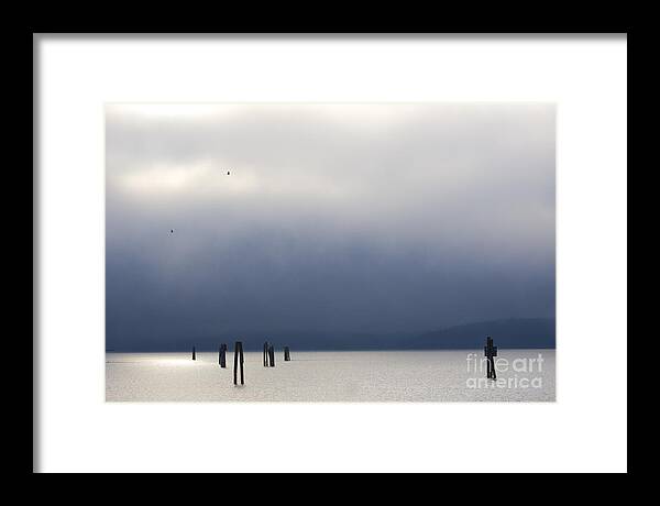 Blue Framed Print featuring the photograph Silver and Blue by Idaho Scenic Images Linda Lantzy