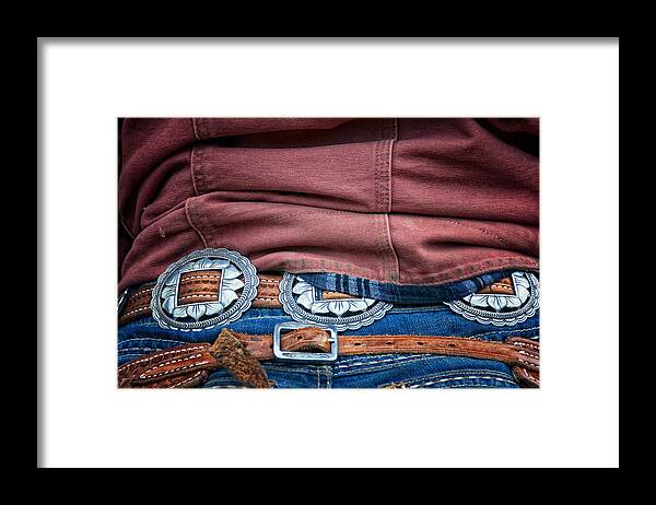  Framed Print featuring the photograph Silver Belt by Pamela Steege