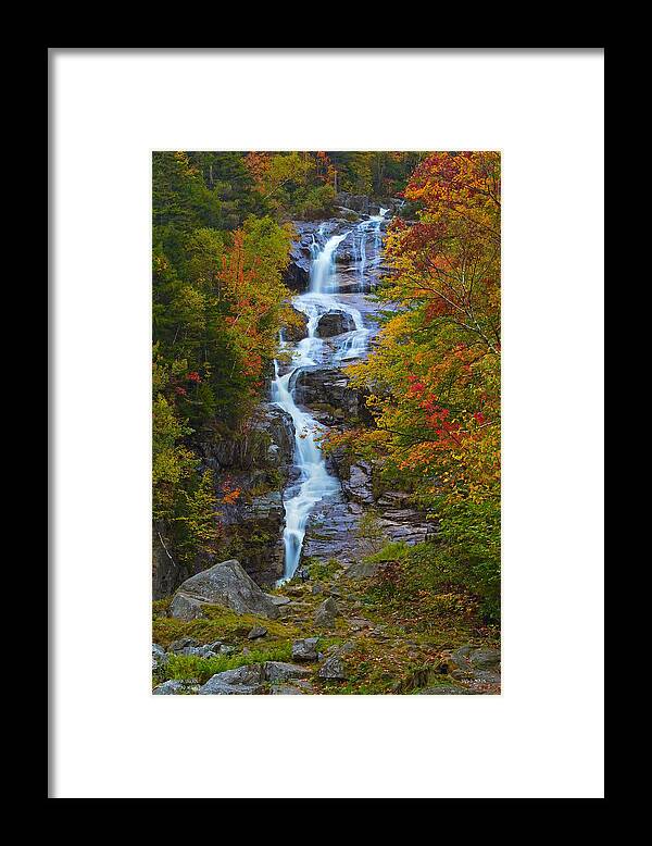 Waterfall Framed Print featuring the photograph Silver Cascade by Dale J Martin