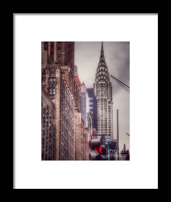 Chrysler Building Framed Print featuring the photograph Silver Majesty - Chrysler Building New York by Miriam Danar