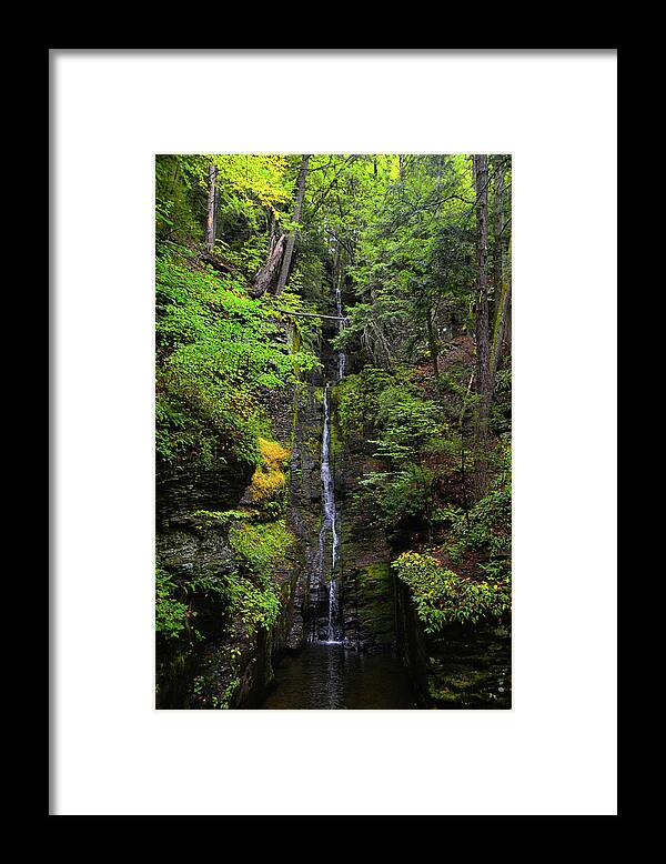Silverthread Falls Framed Print featuring the photograph Silverthread Falls by Raymond Salani III