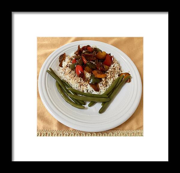Healthful Food Framed Print featuring the photograph Simple and Healthful by Carlos Avila