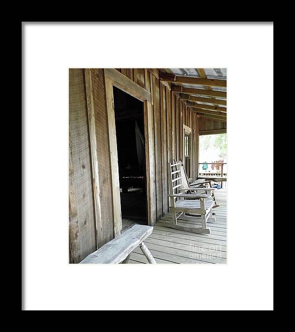 Porch Framed Print featuring the photograph Simple Living by D Hackett