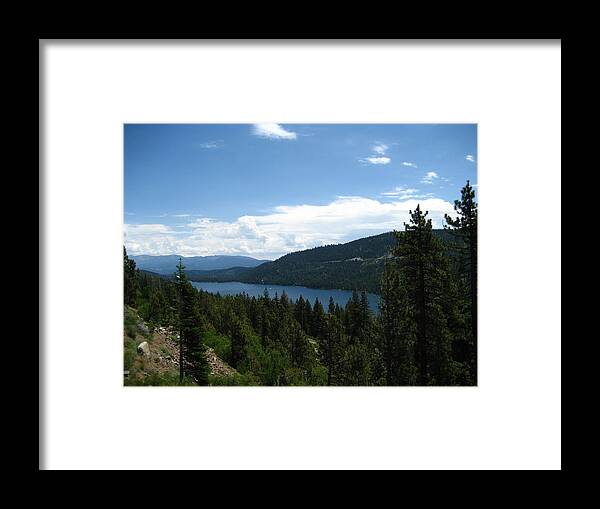 Donner Lake Framed Print featuring the photograph Simply Breathtaking by Sheryl Burns