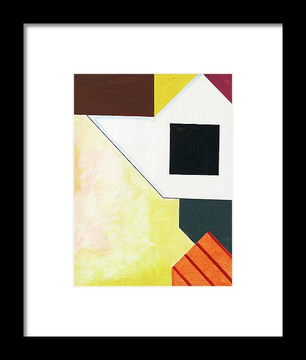 Abstract Framed Print featuring the painting Sinfonia un bel giorno - Part 2 by Willy Wiedmann