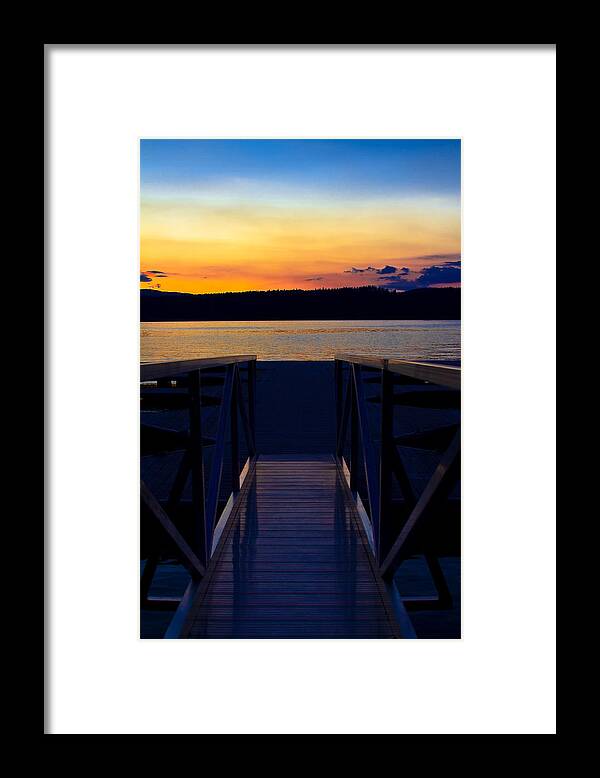 Dock Framed Print featuring the photograph Sitting On The Dock Of A Bay by Joseph Noonan